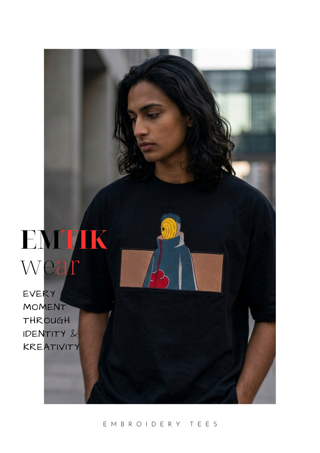 Tobi Embroidered Oversized T-Shirt