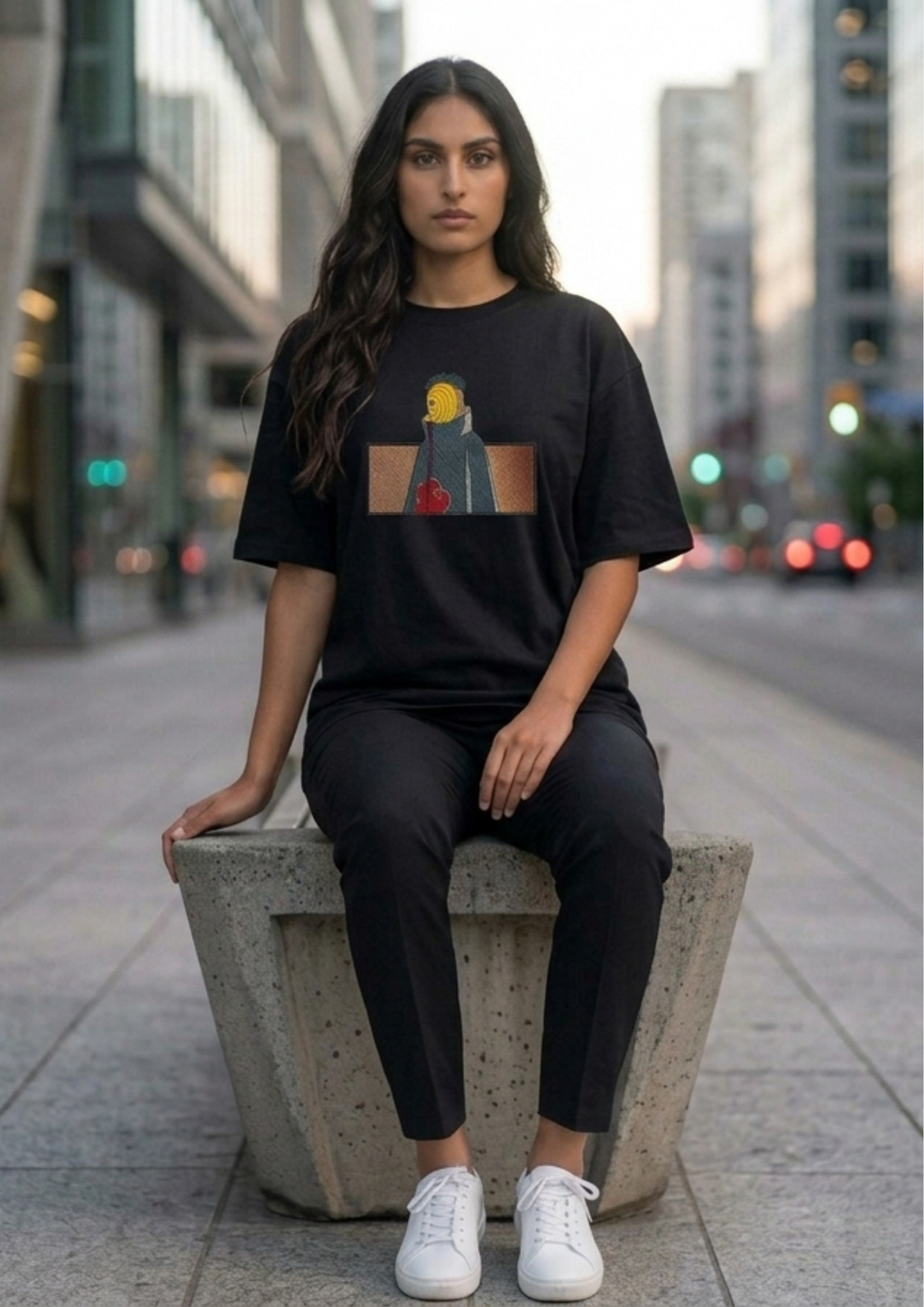 Tobi Embroidered Oversized T-Shirt
