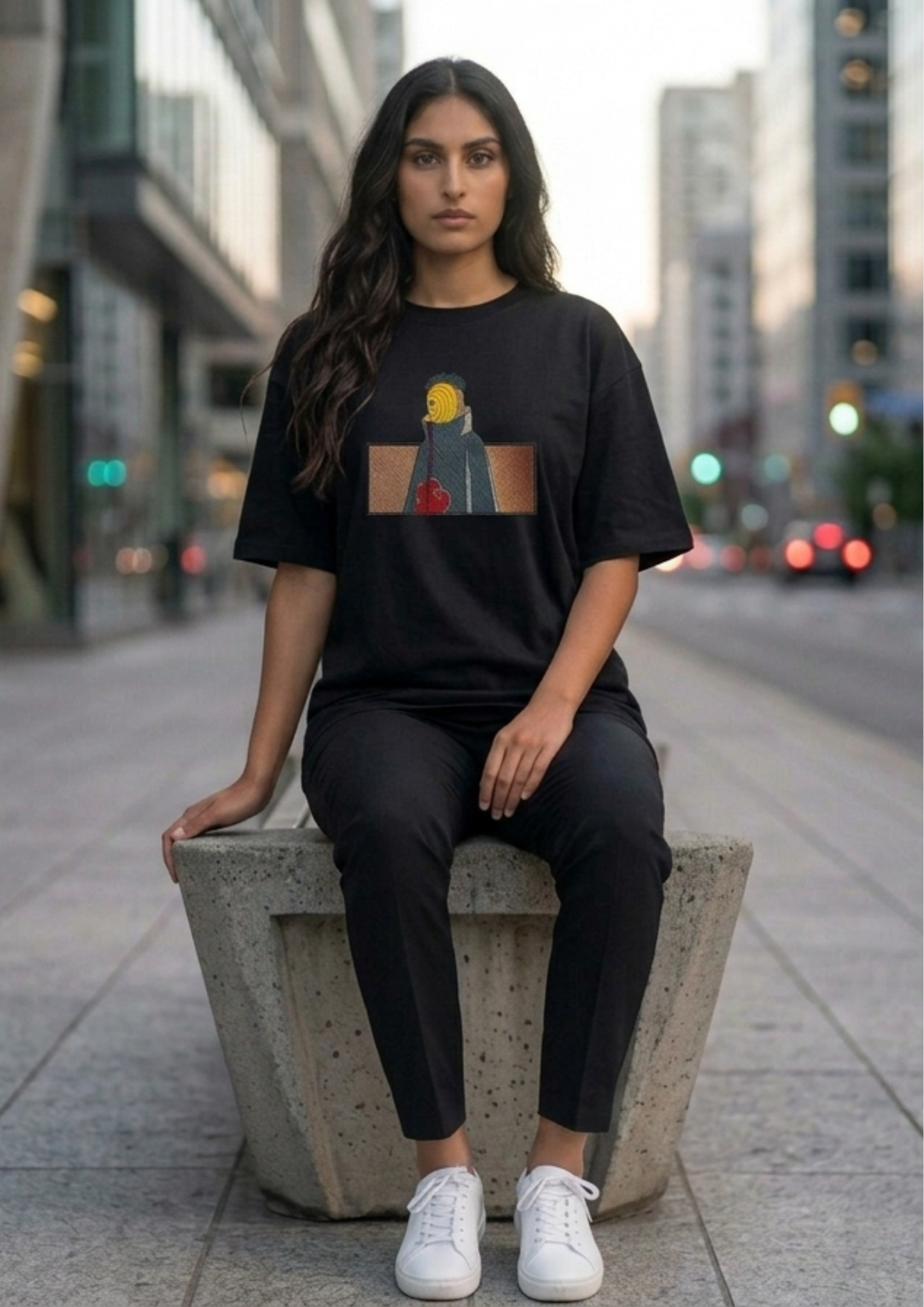 Tobi Embroidered Oversized T-Shirt
